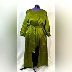 PrettyLittleThing High-Low Satin Tunic - Size XL - New with Tag